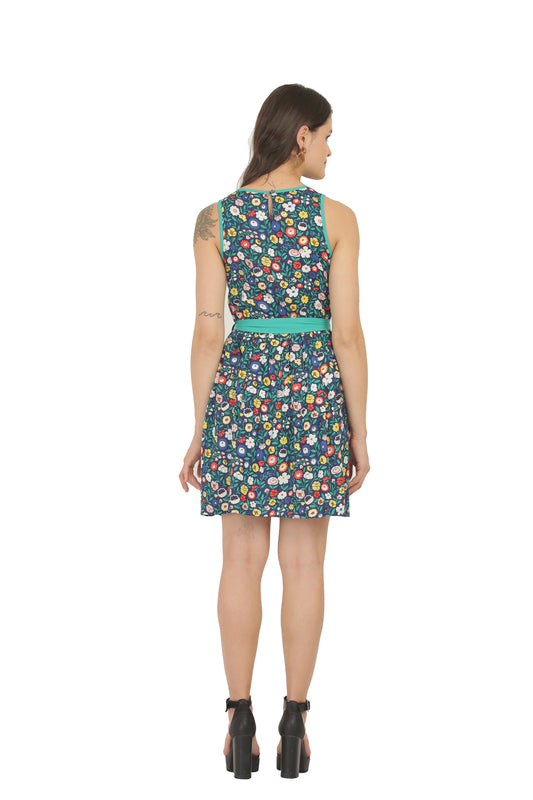 The Meadow Bloom Mini Dress