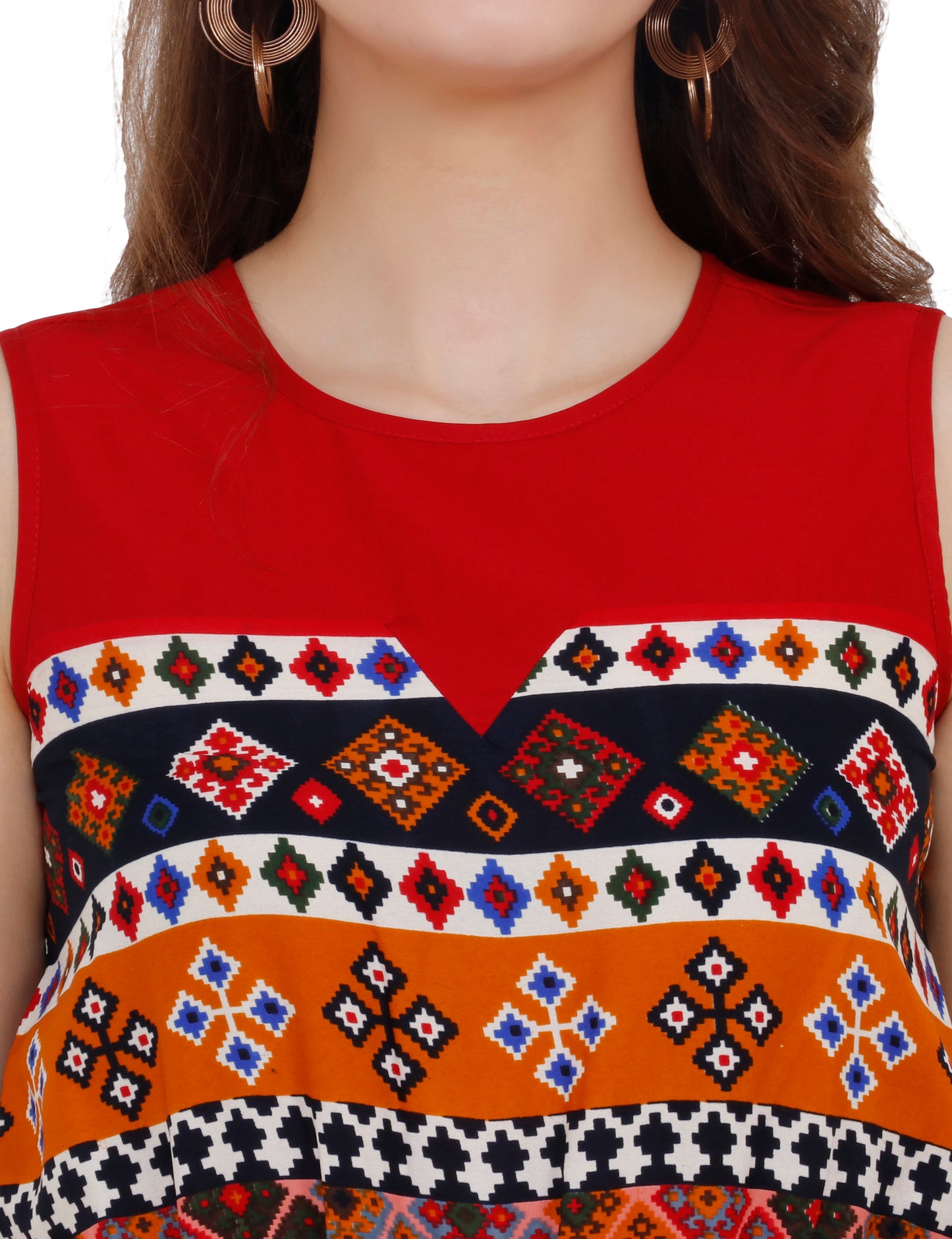 Bhfashion Boho Vibes Sleeveless Printed Jumpsuit