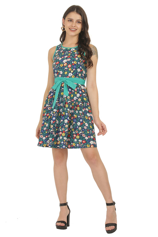 The Meadow Bloom Mini Dress