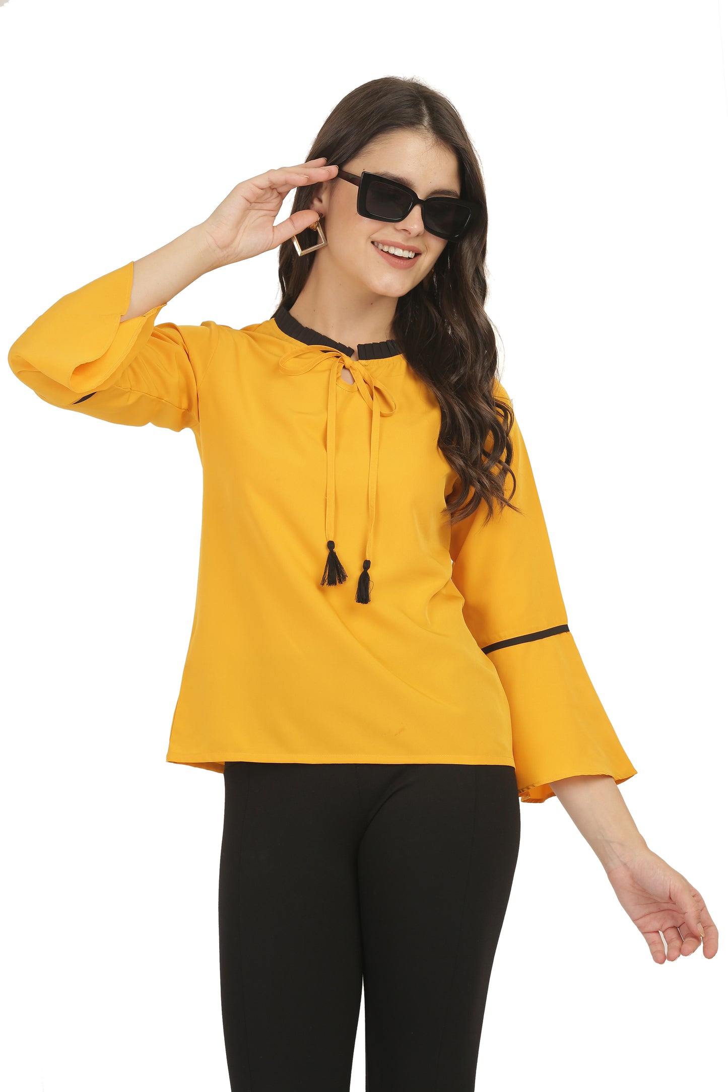 Tassel Top for Effortless Professional Style