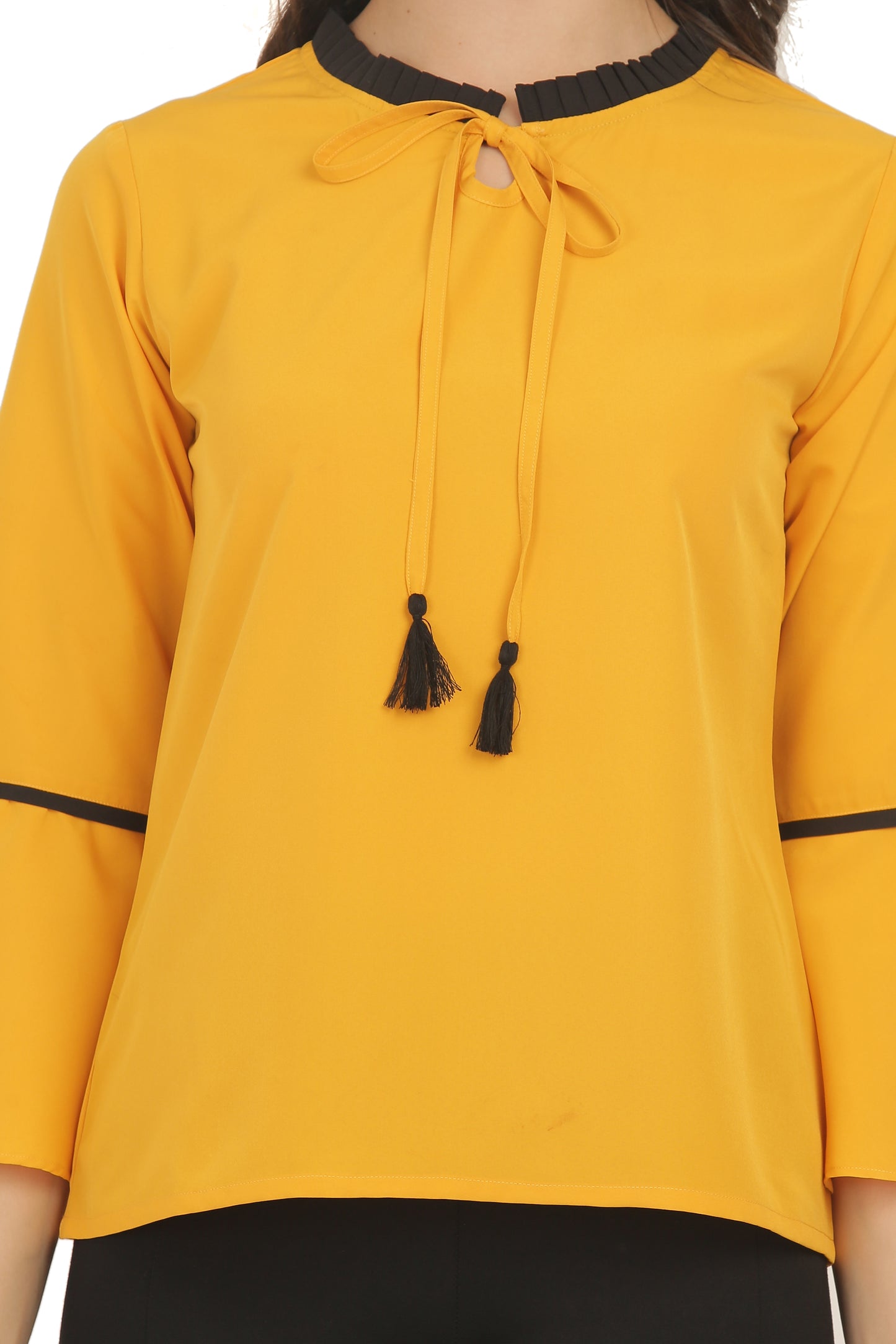 Tassel Top for Effortless Professional Style