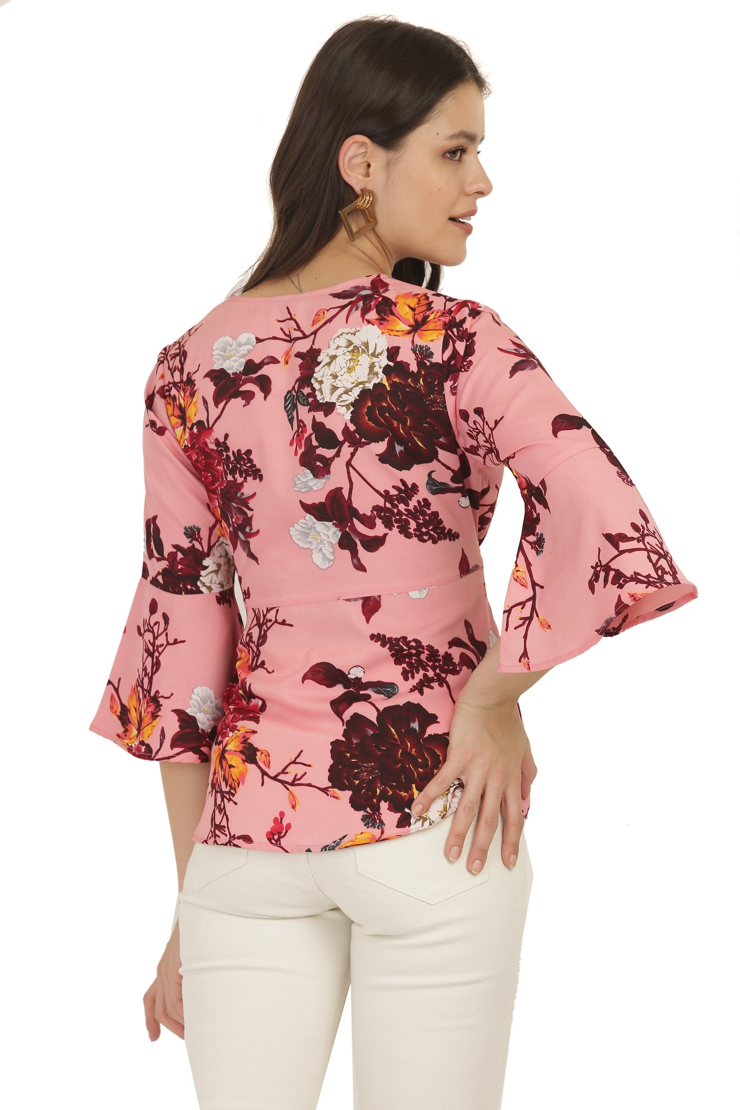 Flirty & Feminine: Floral Print Wrap Top