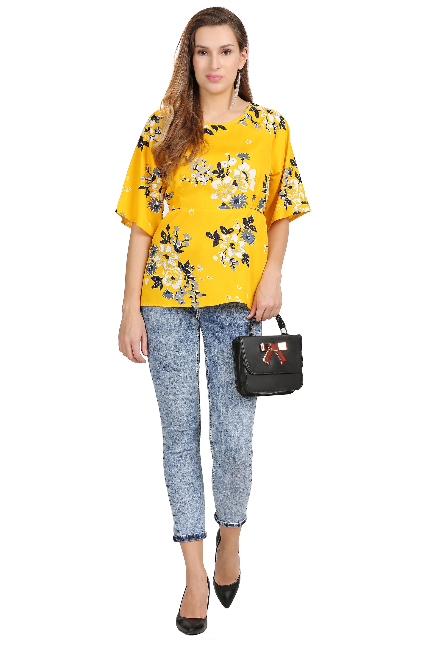 The Golden Sunshine Floral Top