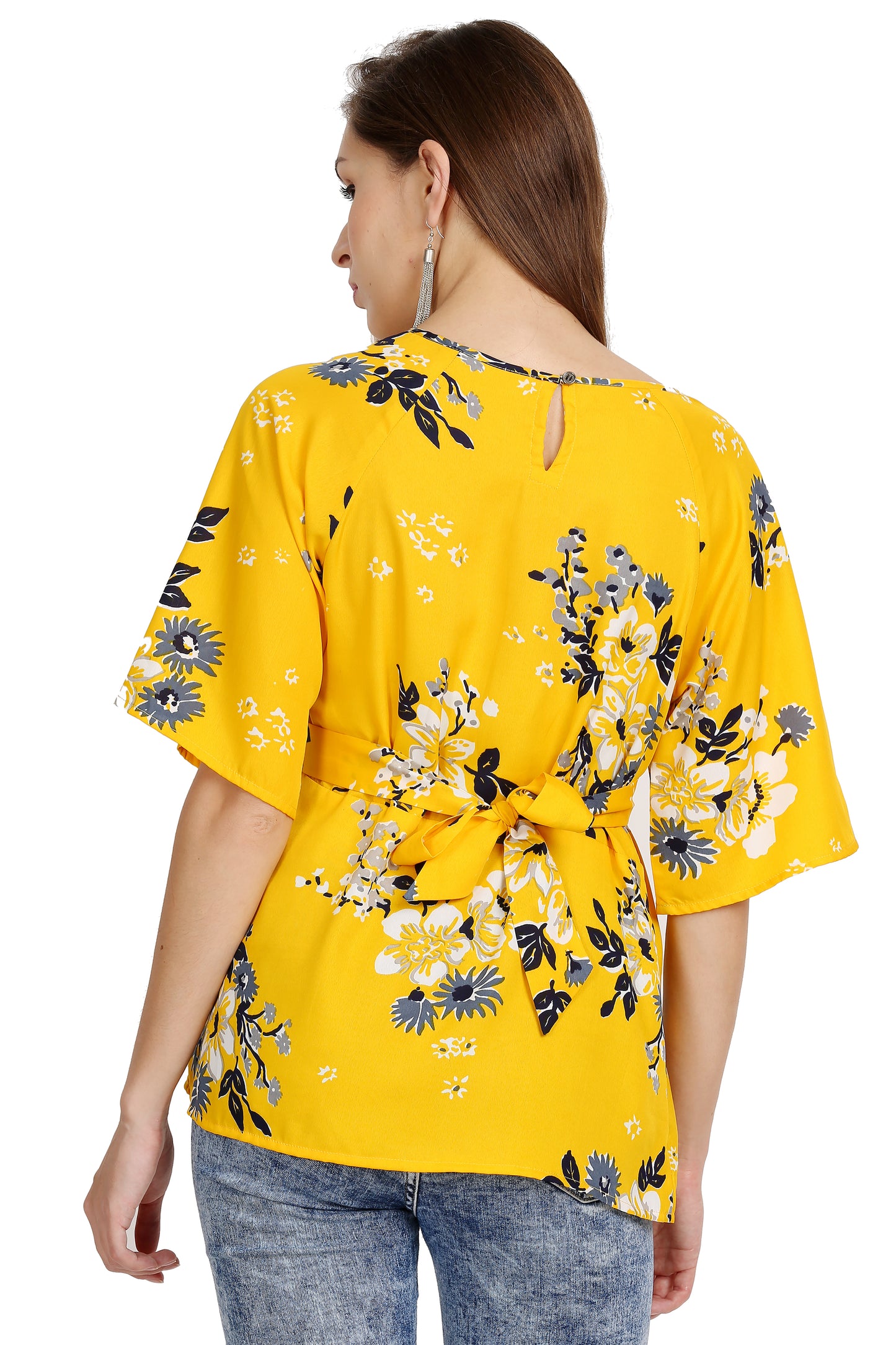 The Golden Sunshine Floral Top